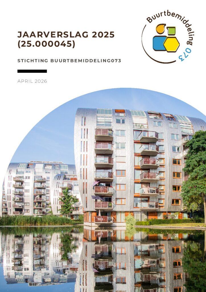 Voorblad Jaarrapportage 2025 van Buurtbemiddeling073